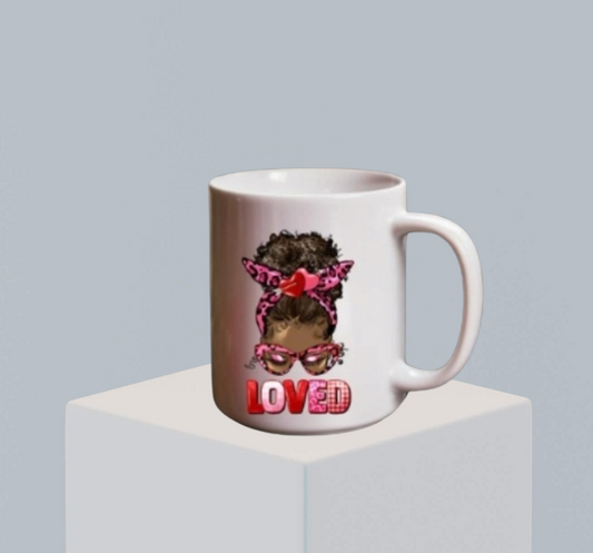 "Loved" 11oz mug